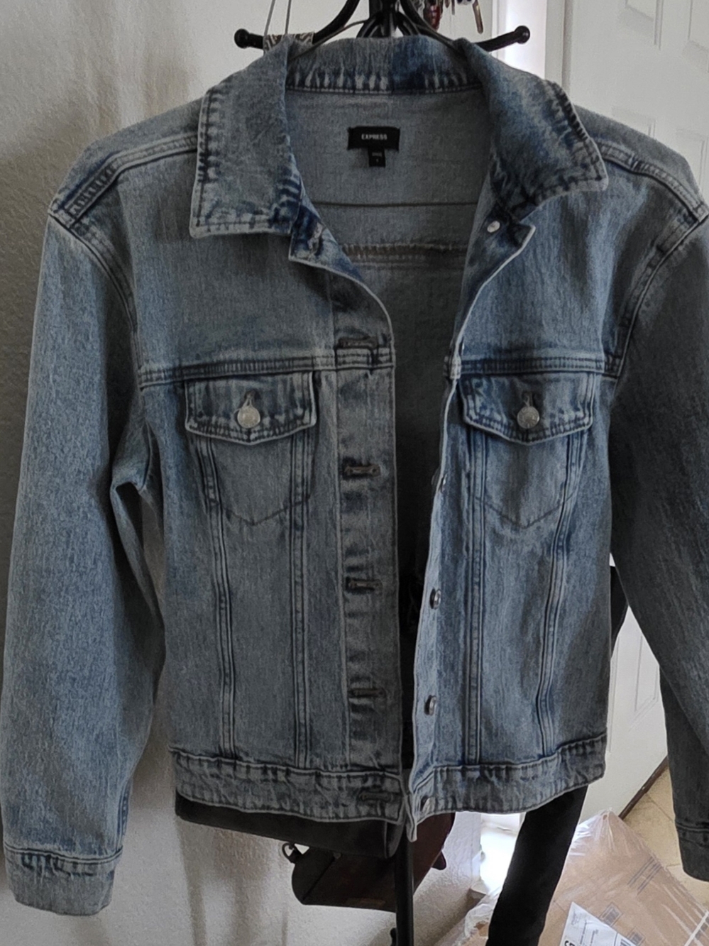 ✨ 2 for $50 Bundle Sale! ✨ Express Faded Blue Denim Jacket